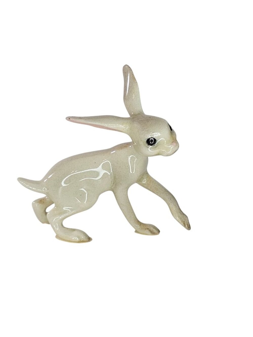 Hagen Renaker Jack Rabbit Bunny Walking Miniature Figurine Long Legs